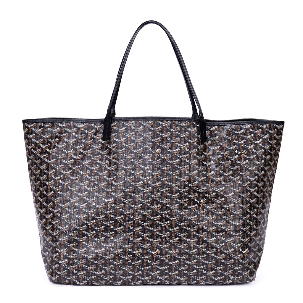 Shoulder Bag Saint Louis GM Black Goyardine Coated Canvas