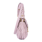 Handbag Coffer Handbag Pink Nappa Matelasse Leather
