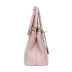 Shoulder Bag Double Zip Galleria Tote Small Pink Saffiano Lux Leather