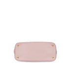 Shoulder Bag Double Zip Galleria Tote Small Pink Saffiano Lux Leather