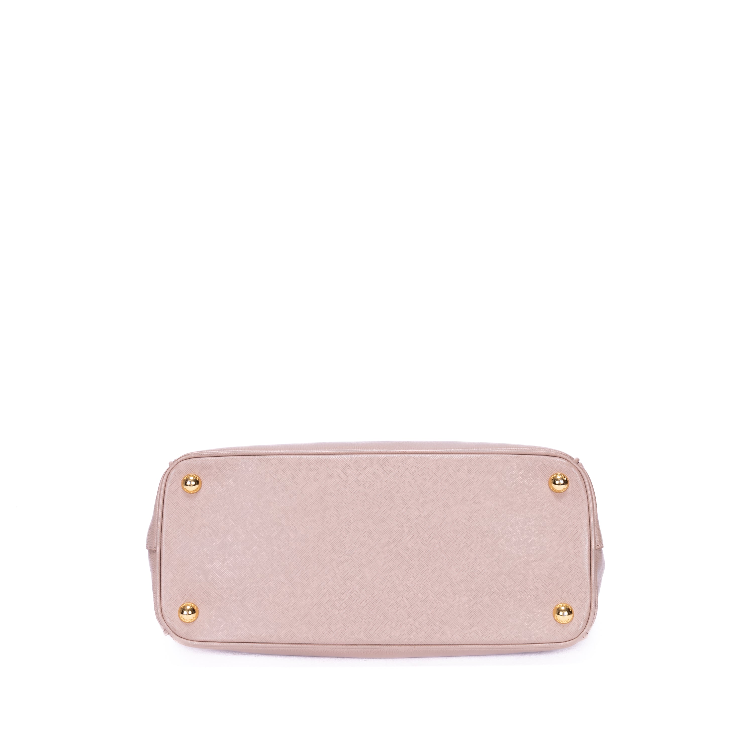 Shoulder Bag Double Zip Galleria Tote Small Pink Saffiano Lux Leather