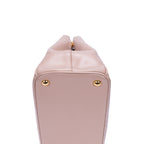 Shoulder Bag Double Zip Galleria Tote Small Pink Saffiano Lux Leather