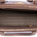Shoulder Bag Double Zip Galleria Tote Small Pink Saffiano Lux Leather