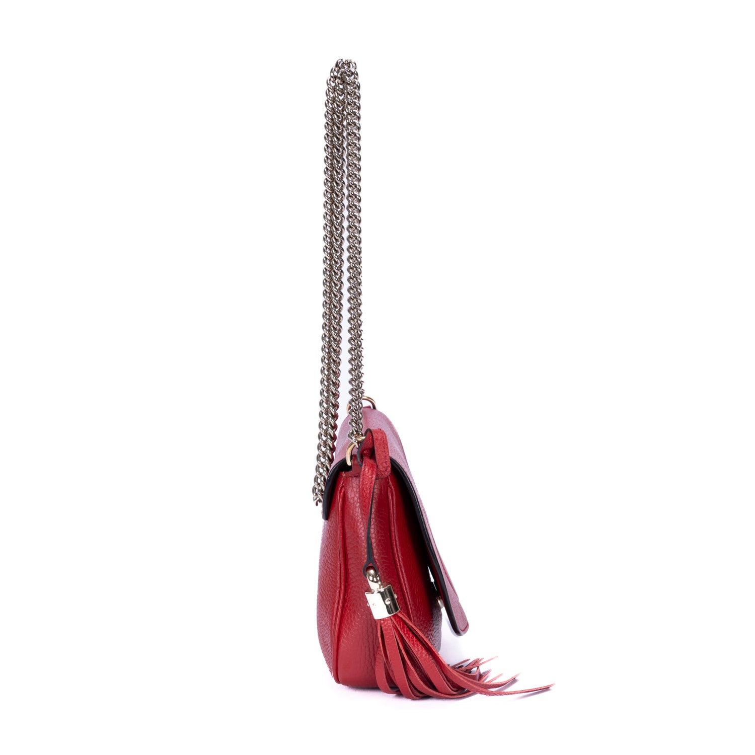 Crossbody Soho Chain Crossbody Red Calfskin Leather