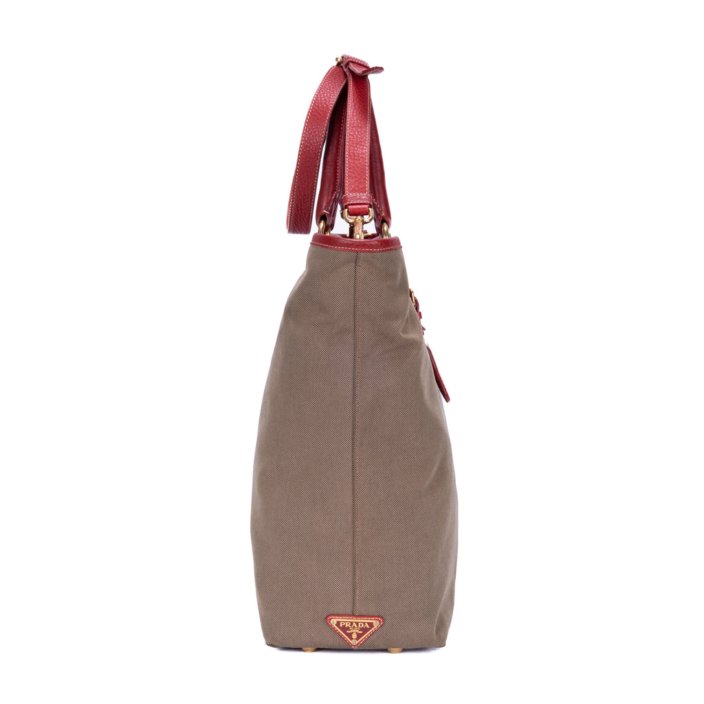 Sac cabas Jacquard Logo Kaki Jacquard Logo Toile