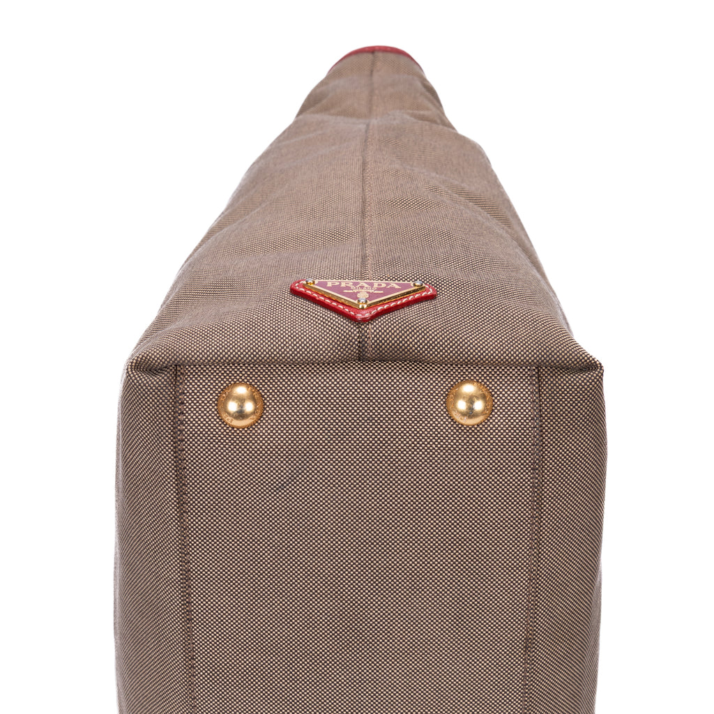 Sac cabas Jacquard Logo Kaki Jacquard Logo Toile
