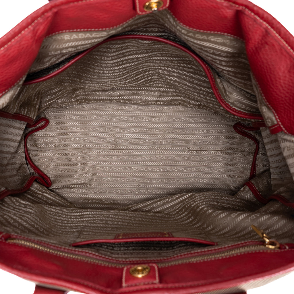 Sac cabas Jacquard Logo Kaki Jacquard Logo Toile