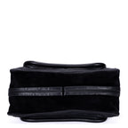 Sac porté épaule Paraty moyen en cuir de veau grainé noir