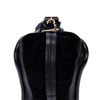 Sac porté épaule Paraty moyen en cuir de veau grainé noir