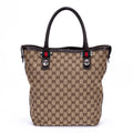 Bolso de mano Sherry line Tote Mediano Lona Monogram Marrón Oscuro