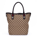 Bolso de mano Sherry line Tote Mediano Lona Monogram Marrón Oscuro