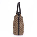 Bolso de mano Sherry line Tote Mediano Lona Monogram Marrón Oscuro