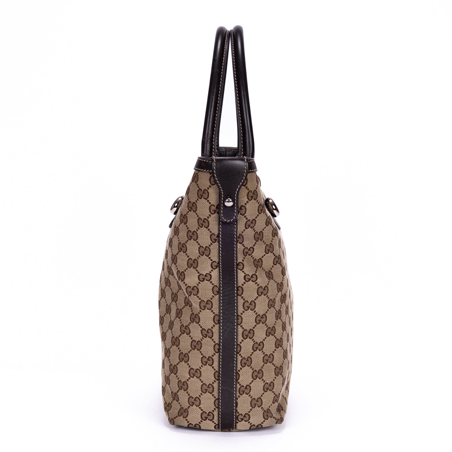 Bolso de mano Sherry line Tote Mediano Lona Monogram Marrón Oscuro