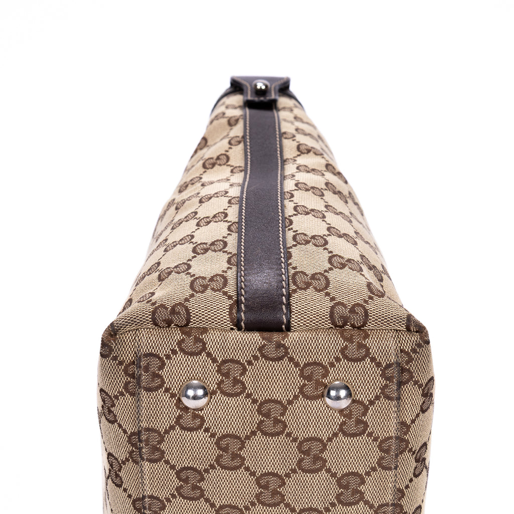 Bolso de mano Sherry line Tote Mediano Lona Monogram Marrón Oscuro