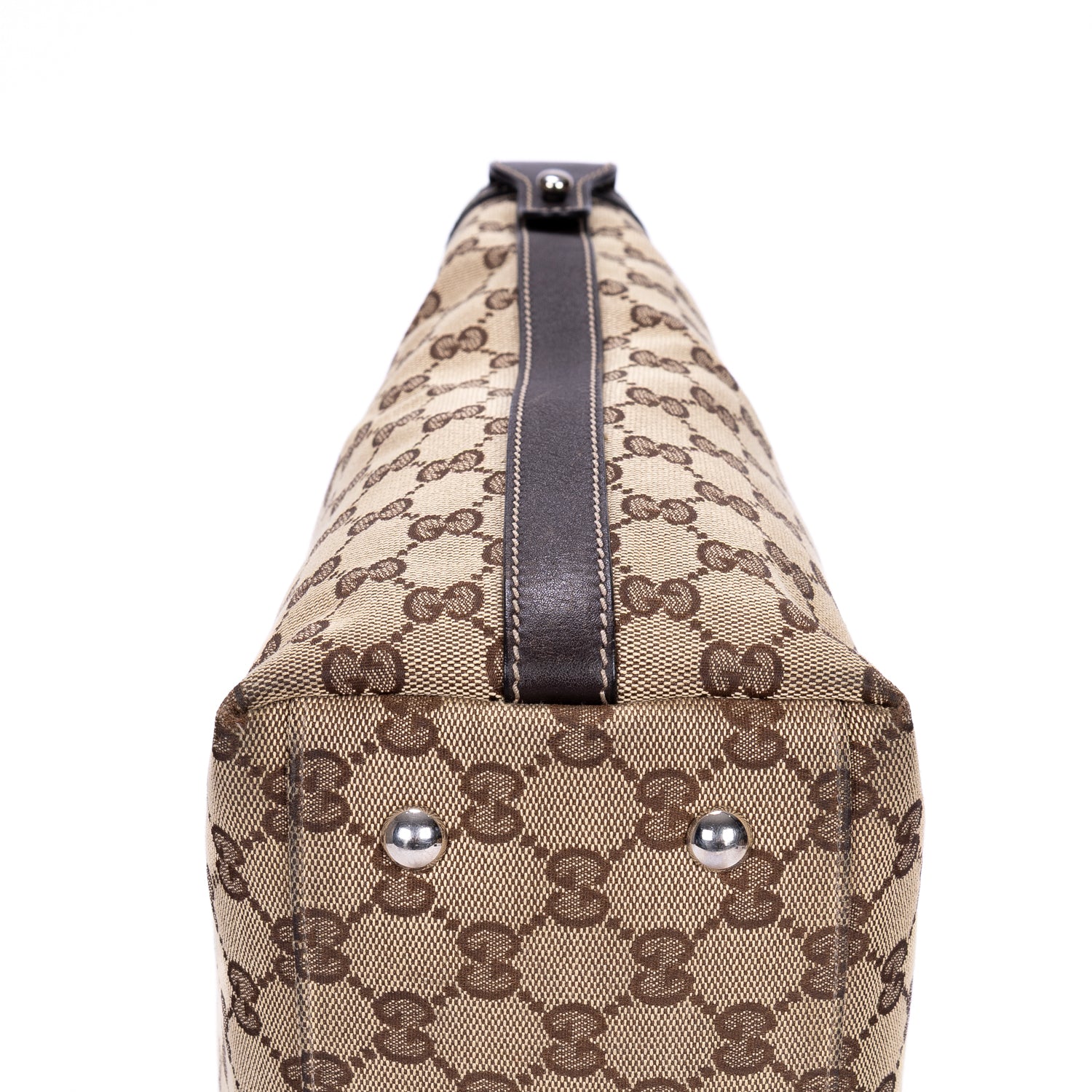 Bolso de mano Sherry line Tote Mediano Lona Monogram Marrón Oscuro