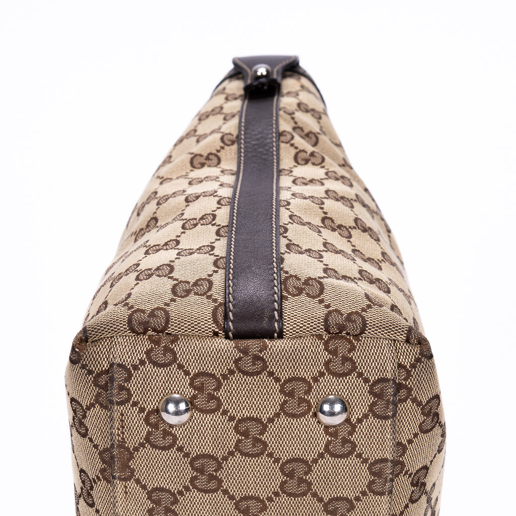 Bolso de mano Sherry line Tote Mediano Lona Monogram Marrón Oscuro