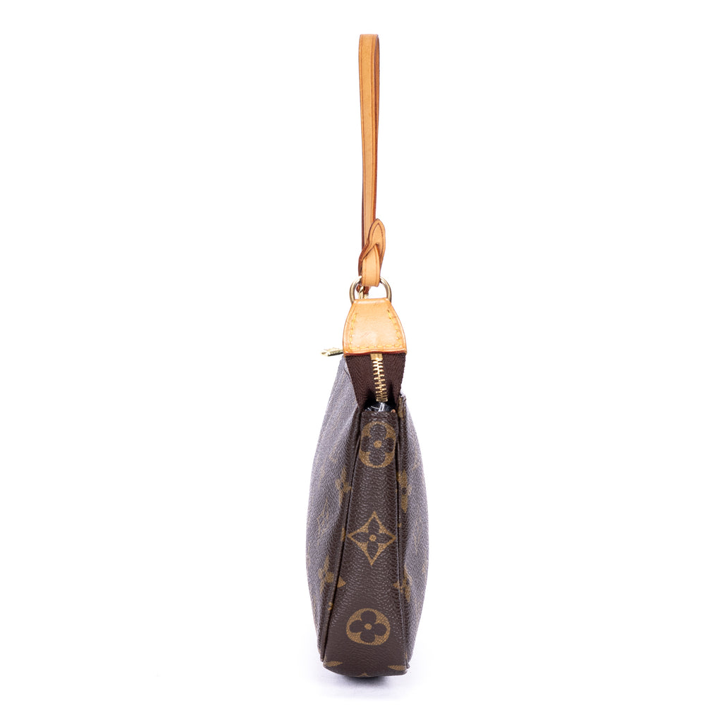 Pouch Pochette Accessories Brown Monogram Canvas