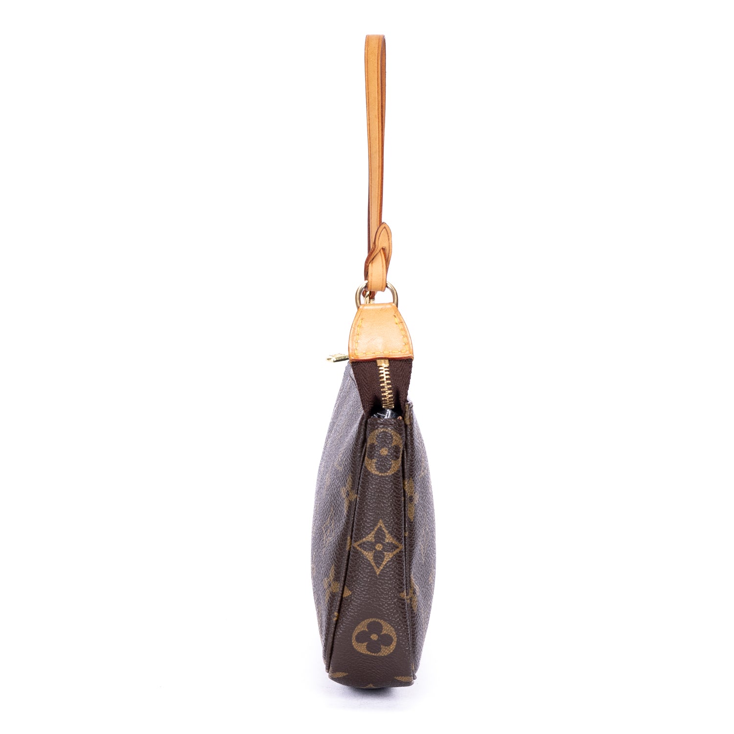 Pouch Pochette Accessories Brown Monogram Canvas