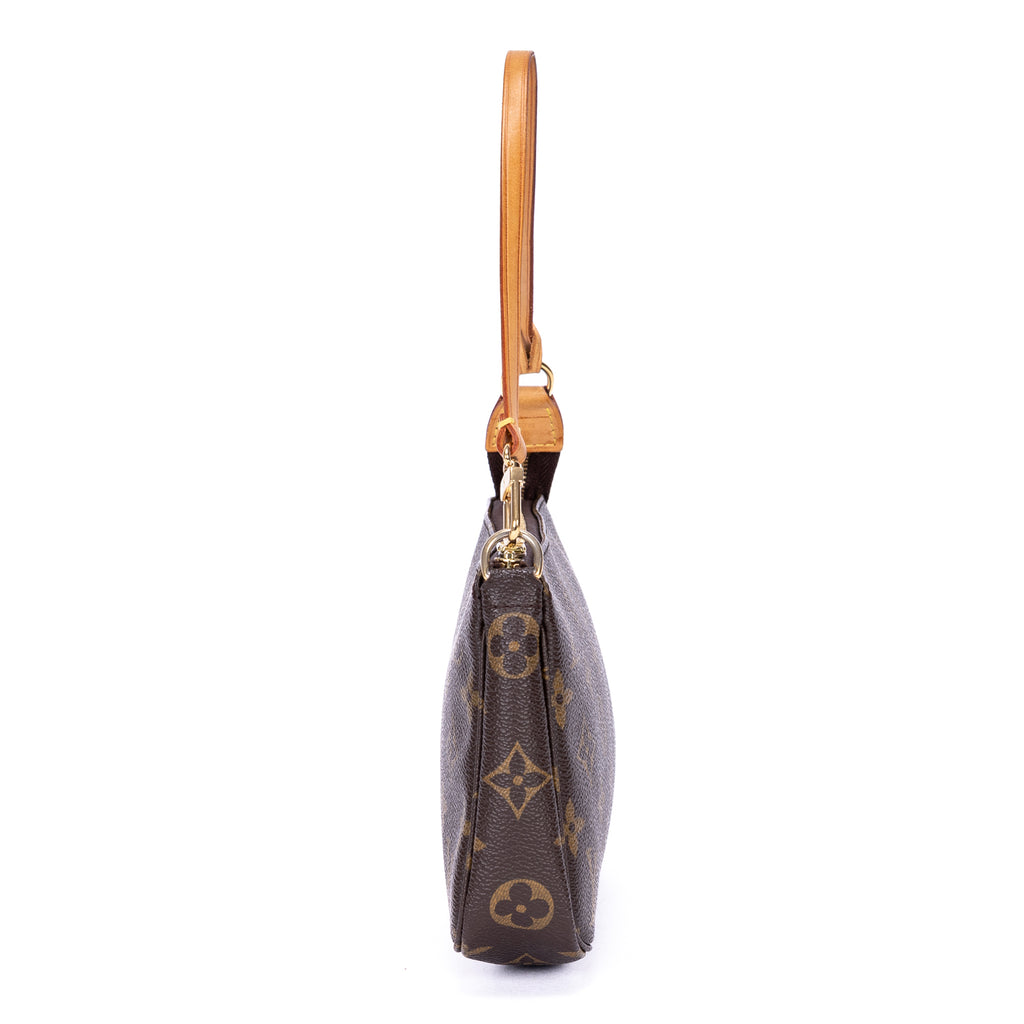 Pouch Pochette Accessories Brown Monogram Canvas