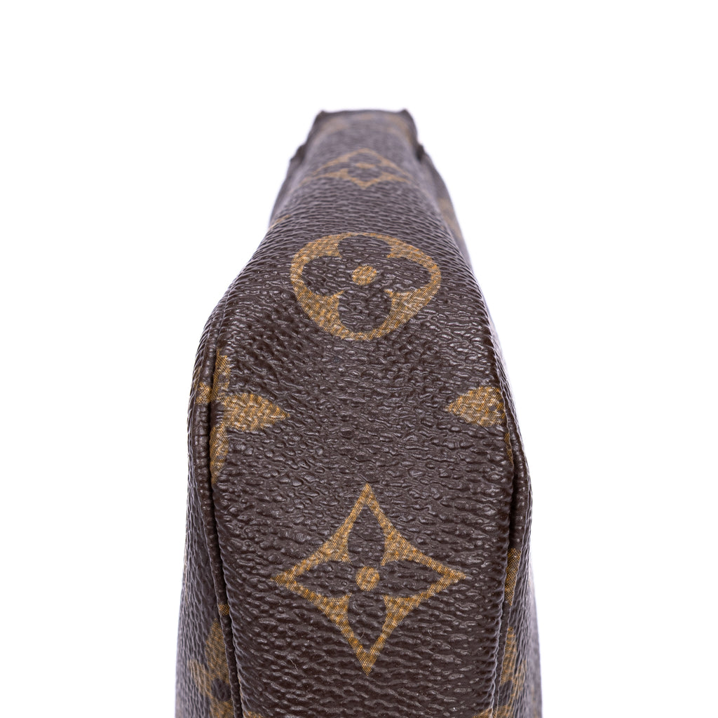 Pouch Pochette Accessories Brown Monogram Canvas