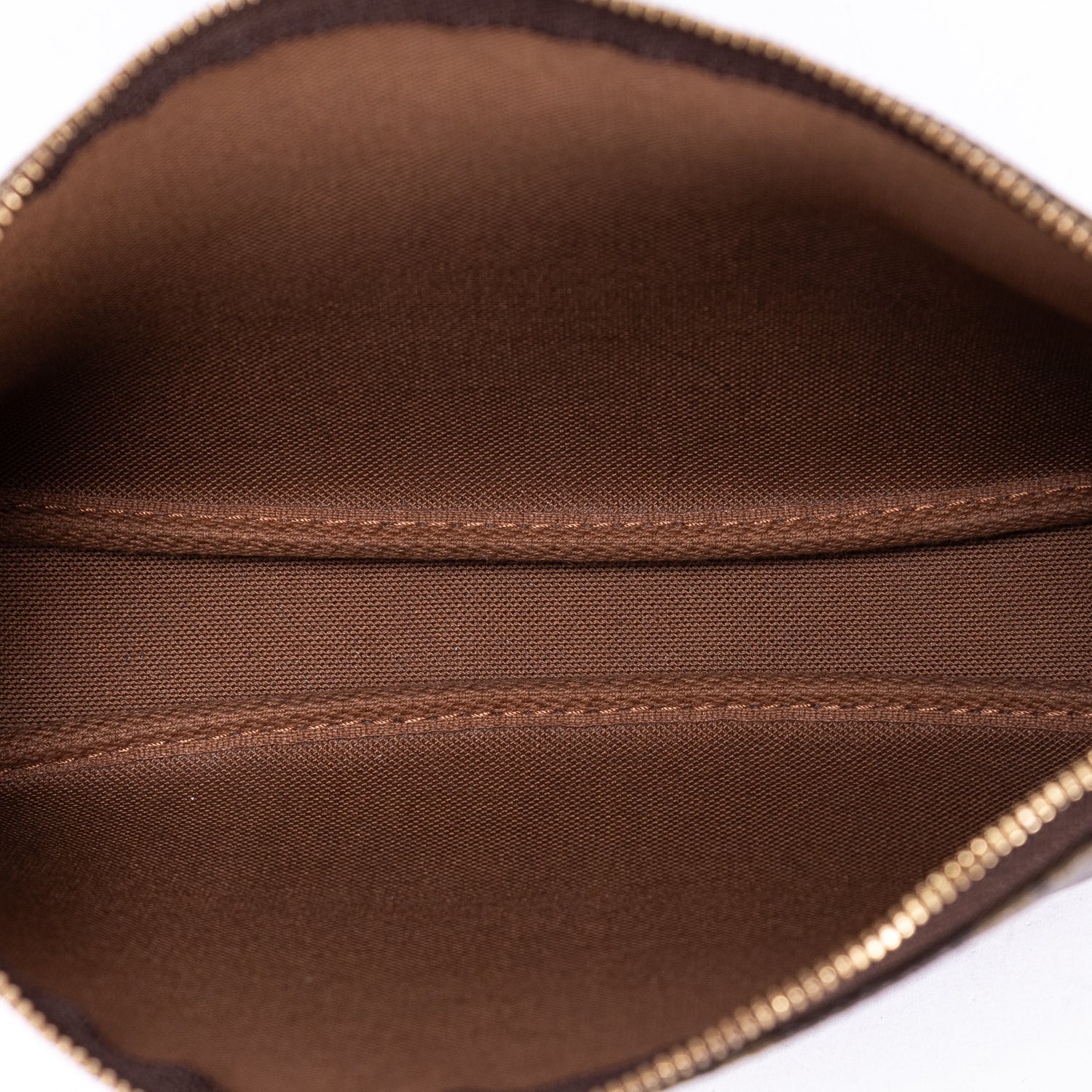 Pouch Pochette Accessories Brown Monogram Canvas