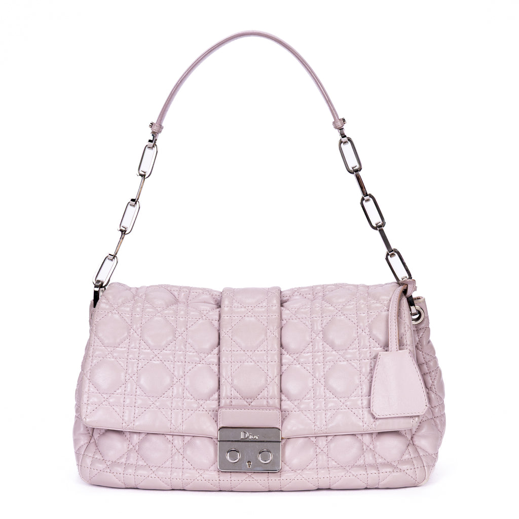 Shoulder Bag New Lock Flap Chain Bag Lilac Cannage Lambskin Leather