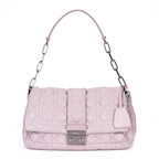 Shoulder Bag New Lock Flap Chain Bag Lilac Cannage Lambskin Leather