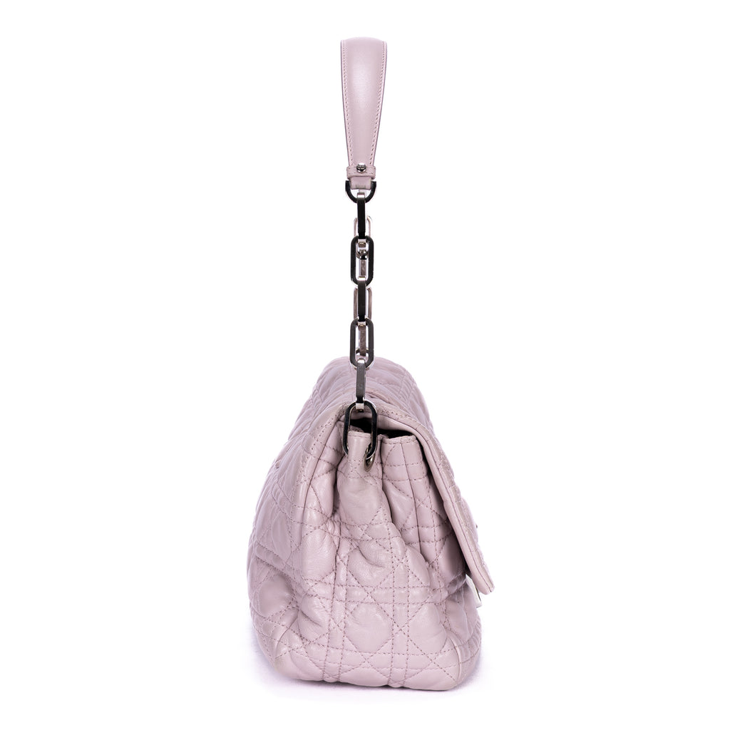 Shoulder Bag New Lock Flap Chain Bag Lilac Cannage Lambskin Leather