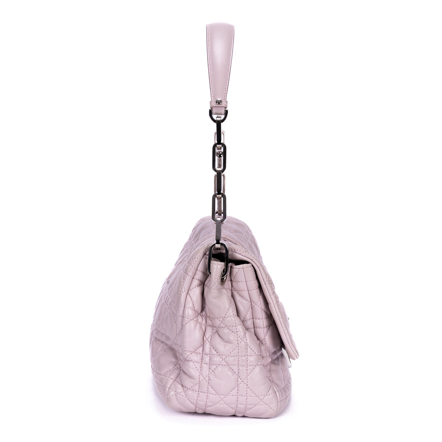 Shoulder Bag New Lock Flap Chain Bag Lilac Cannage Lambskin Leather