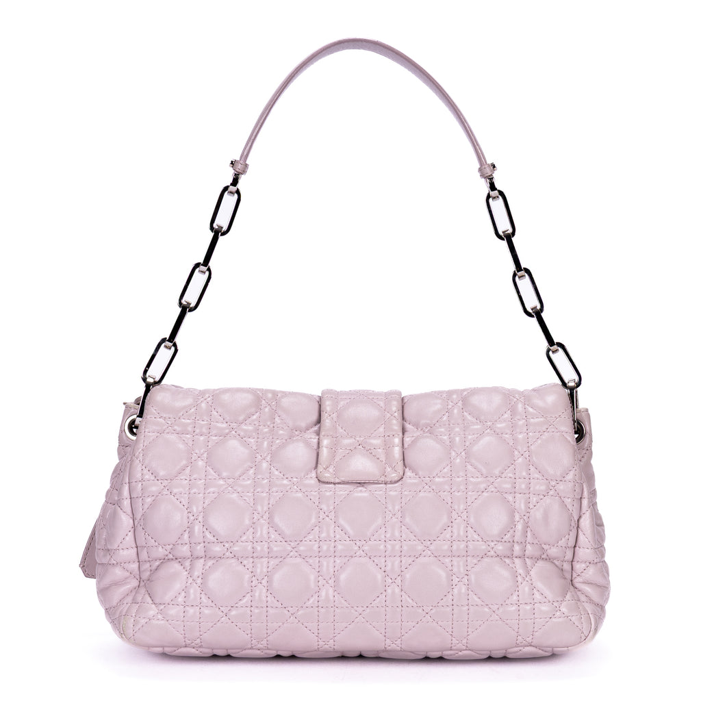 Shoulder Bag New Lock Flap Chain Bag Lilac Cannage Lambskin Leather