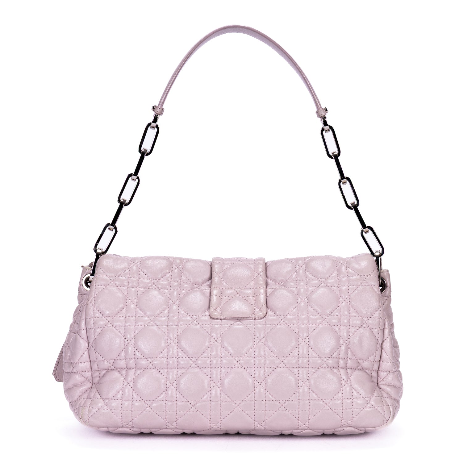 Shoulder Bag New Lock Flap Chain Bag Lilac Cannage Lambskin Leather