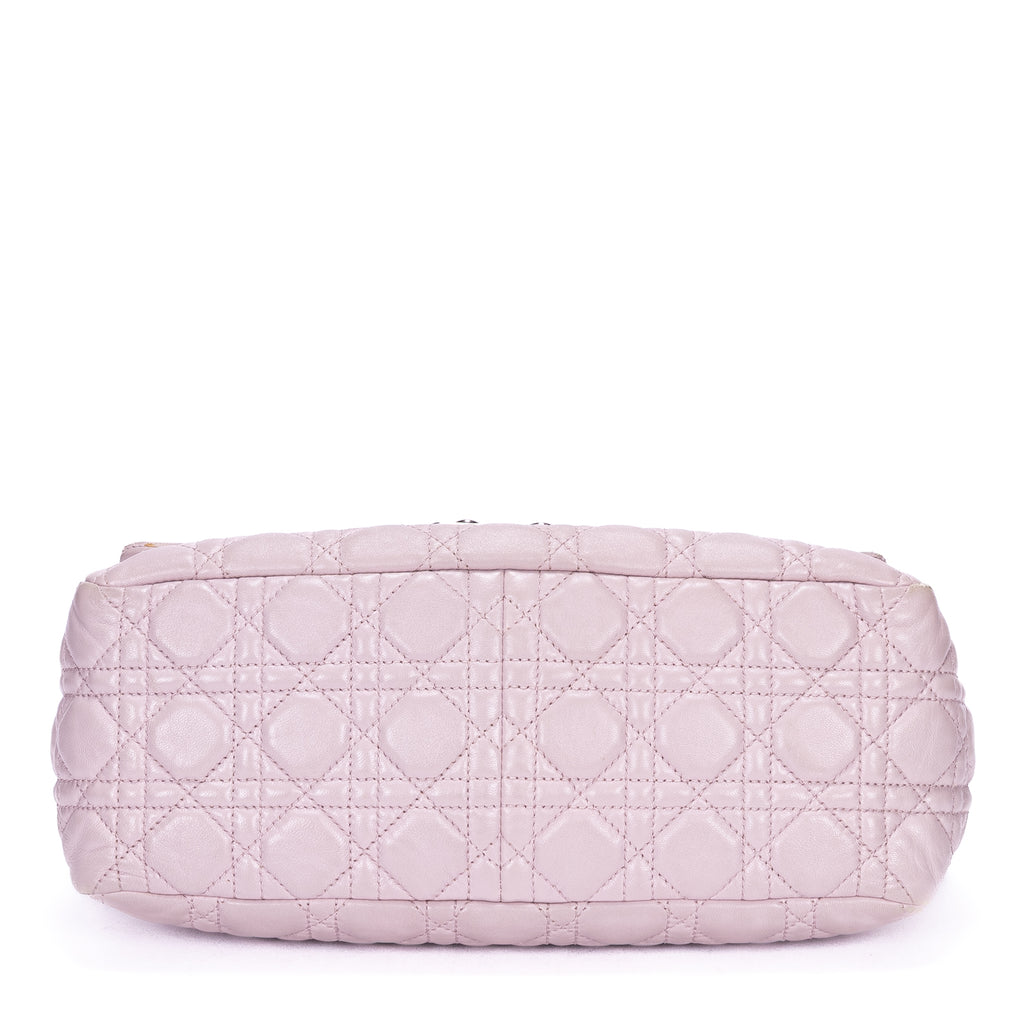 Shoulder Bag New Lock Flap Chain Bag Lilac Cannage Lambskin Leather
