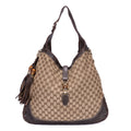 Shoulder Bag New Jackie Hobo Large Dark Brown Monogram Canvas