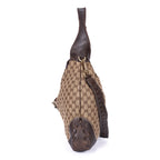 Shoulder Bag New Jackie Hobo Large Dark Brown Monogram Canvas