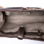 Shoulder Bag New Jackie Hobo Large Dark Brown Monogram Canvas