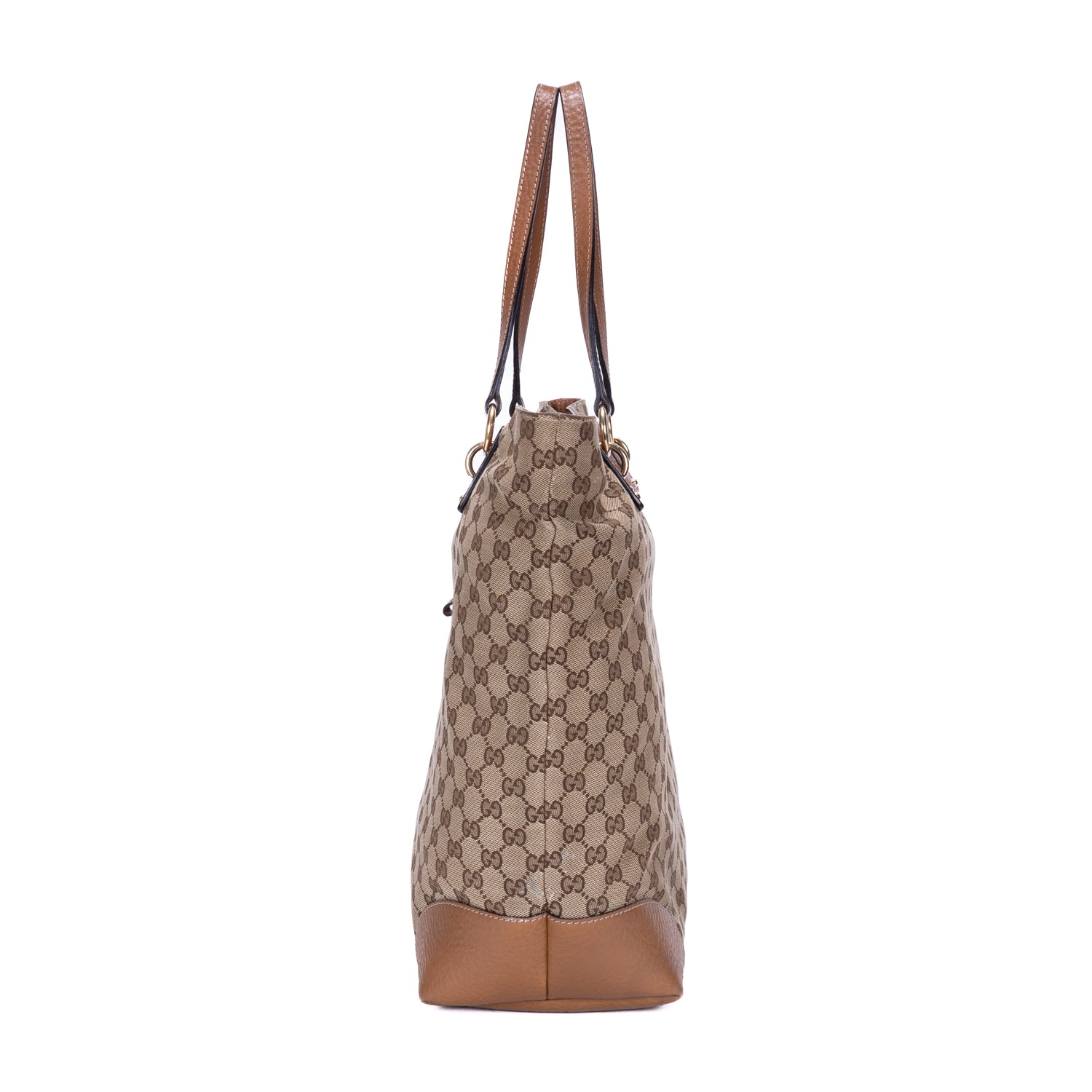 Bolso de Hombro Charm Tote Grande Lona Monogram Beige