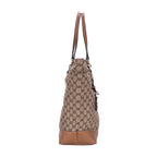 Bolso de Hombro Charm Tote Grande Lona Monogram Beige