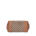Bolso de Hombro Charm Tote Grande Lona Monogram Beige
