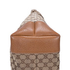 Bolso de Hombro Charm Tote Grande Lona Monogram Beige