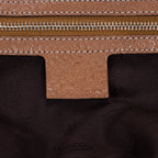 Bolso de Hombro Charm Tote Grande Lona Monogram Beige
