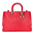 Shoulder Bag Medium Diorissimo Tote Bag Medium Red Smooth Calfskin Leather