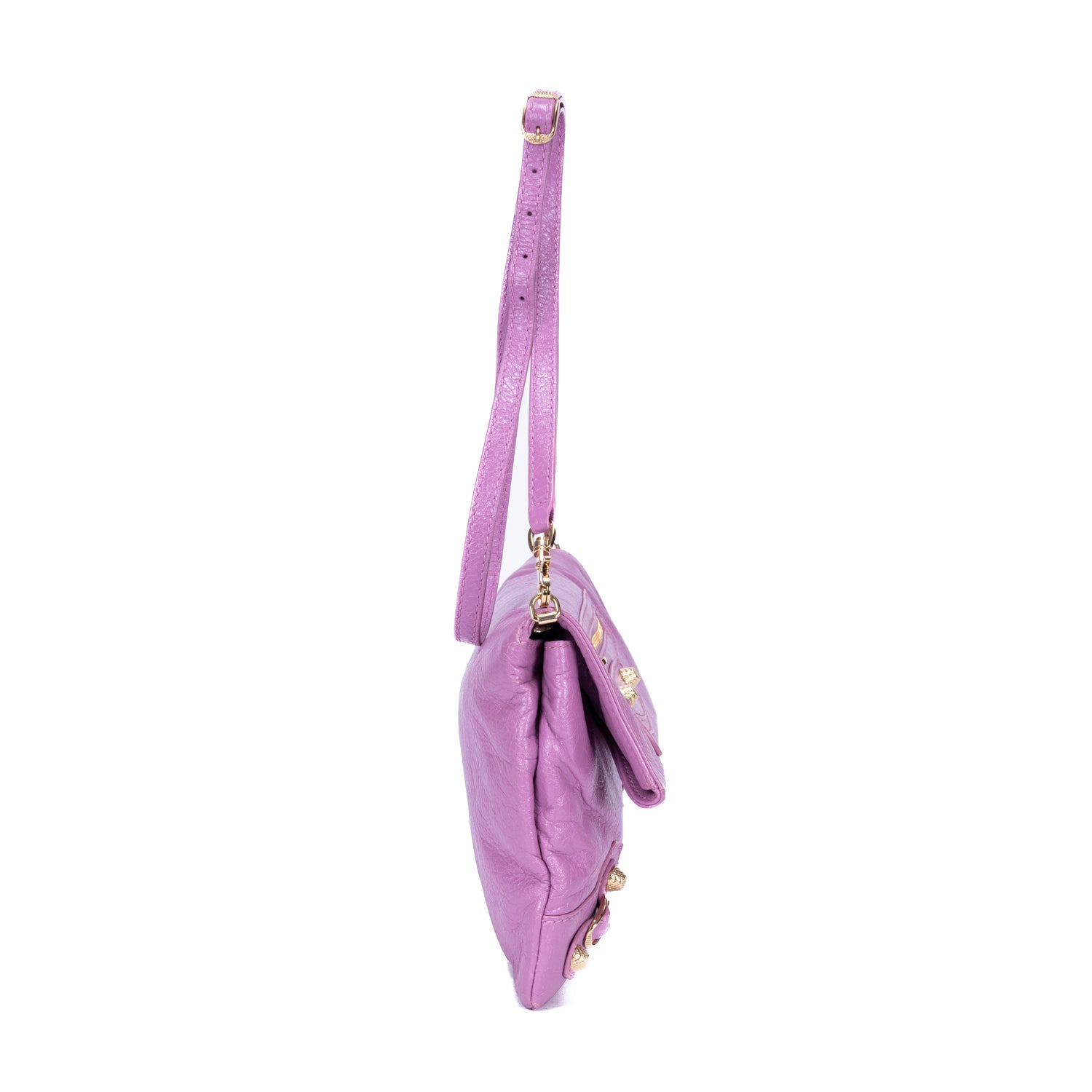 Shoulder Bag Giant 12 Envelope Clutch Pink Distressed Calfskin Leather