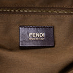 Shoulder Bag Chef Flap Hobo Dark Brown Zucca Canvas