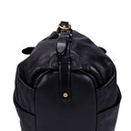 Shoulder Bag Satchel 2-Way Bag Black Calfskin leather