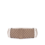 Shoulder Bag Pelham Tote White Monogrammed Canvas