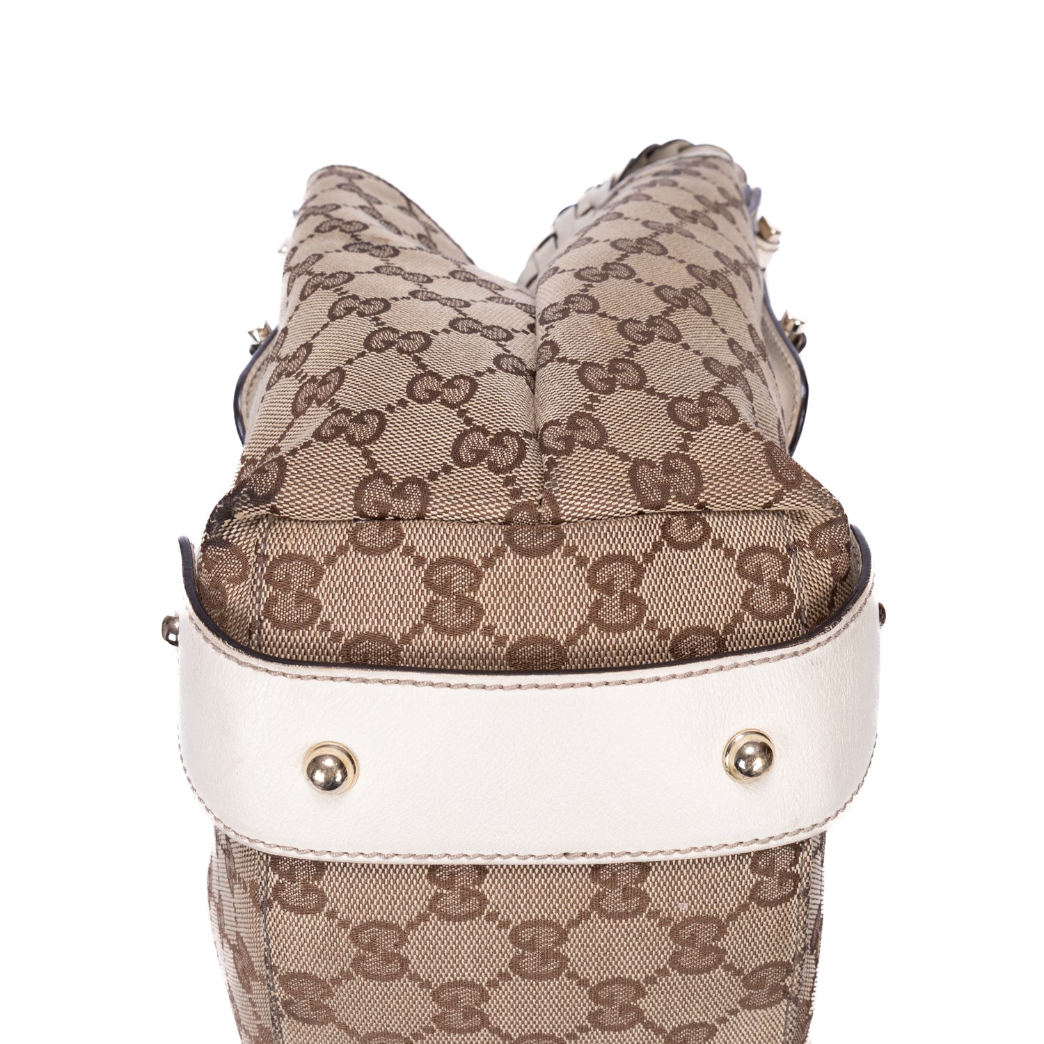 Shoulder Bag Pelham Tote White Monogrammed Canvas