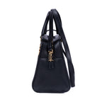 Shoulder Bag Baby Cabas Black Smooth Calfskin Leather