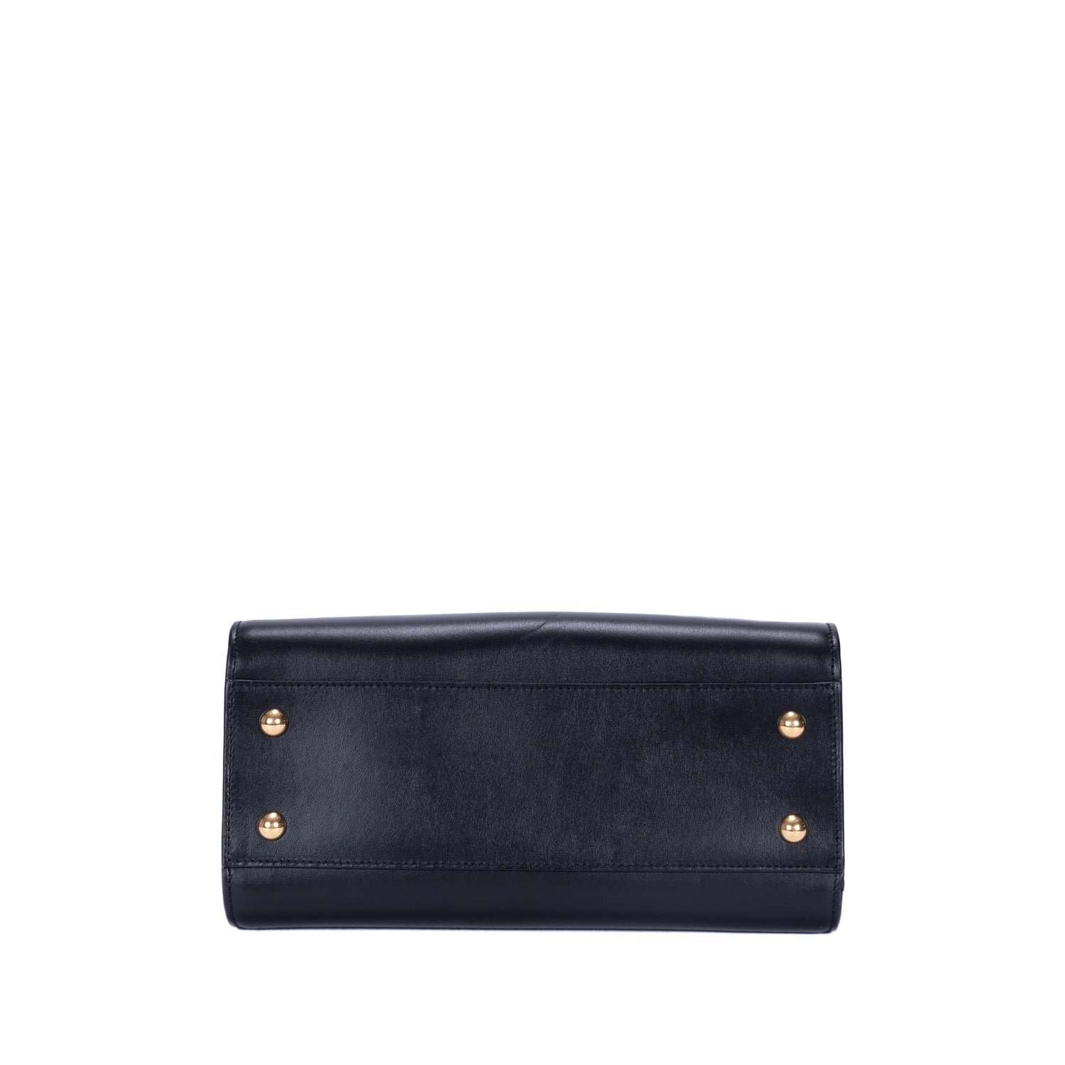 Shoulder Bag Baby Cabas Black Smooth Calfskin Leather