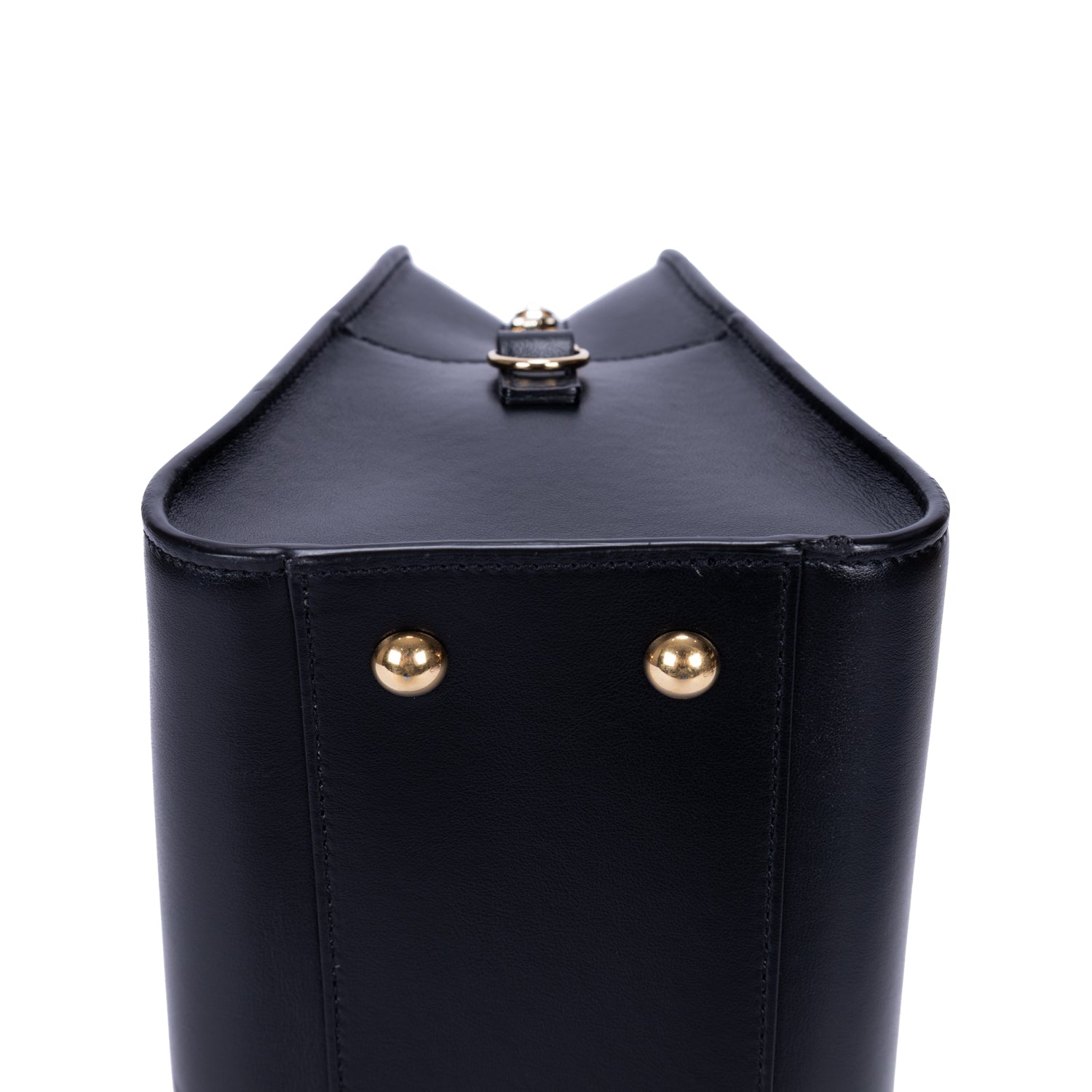 Shoulder Bag Baby Cabas Black Smooth Calfskin Leather