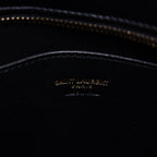 Shoulder Bag Baby Cabas Black Smooth Calfskin Leather